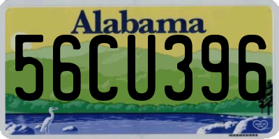 AL license plate 56CU396