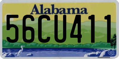 AL license plate 56CU411
