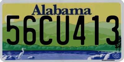 AL license plate 56CU413