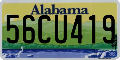 AL license plate 56CU419