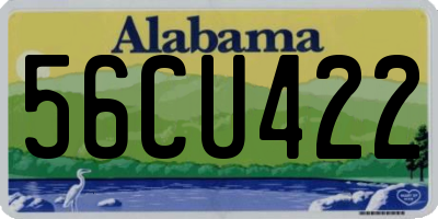 AL license plate 56CU422