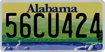 AL license plate 56CU424