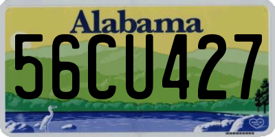 AL license plate 56CU427