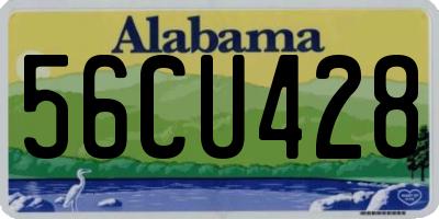 AL license plate 56CU428