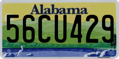 AL license plate 56CU429