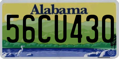 AL license plate 56CU430