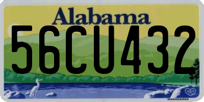 AL license plate 56CU432