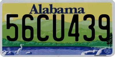 AL license plate 56CU439
