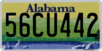 AL license plate 56CU442
