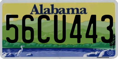 AL license plate 56CU443