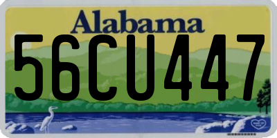 AL license plate 56CU447