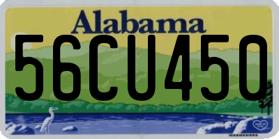 AL license plate 56CU450
