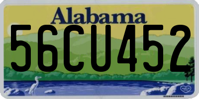 AL license plate 56CU452