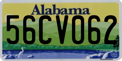AL license plate 56CV062