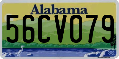 AL license plate 56CV079