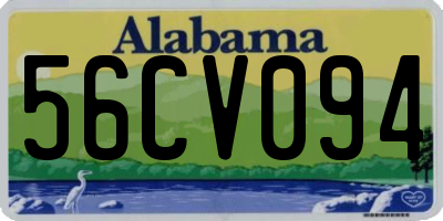 AL license plate 56CV094