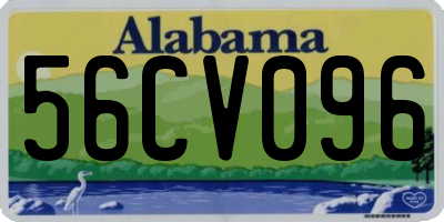 AL license plate 56CV096