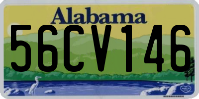 AL license plate 56CV146