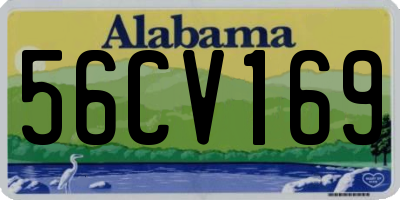 AL license plate 56CV169