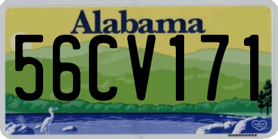 AL license plate 56CV171