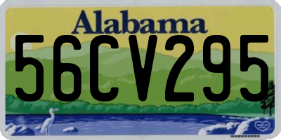 AL license plate 56CV295
