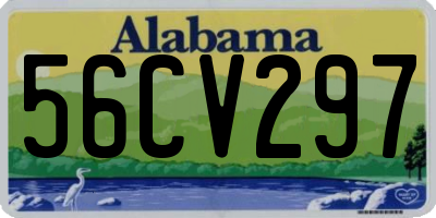 AL license plate 56CV297