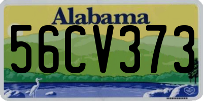 AL license plate 56CV373