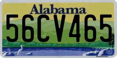 AL license plate 56CV465