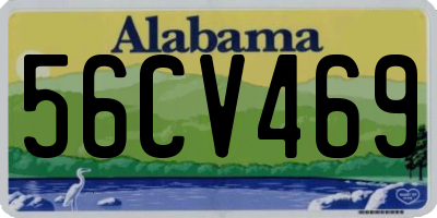 AL license plate 56CV469