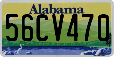 AL license plate 56CV470