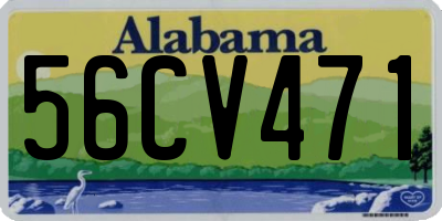 AL license plate 56CV471