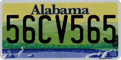 AL license plate 56CV565