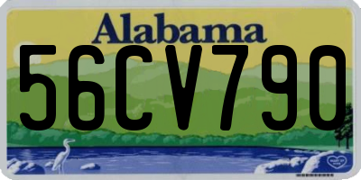 AL license plate 56CV790