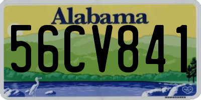 AL license plate 56CV841