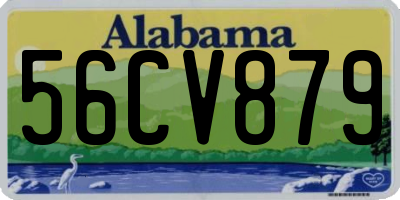AL license plate 56CV879
