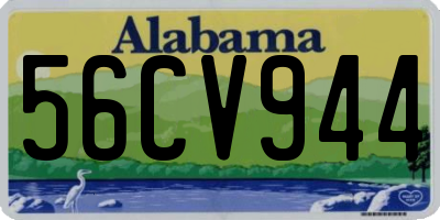 AL license plate 56CV944