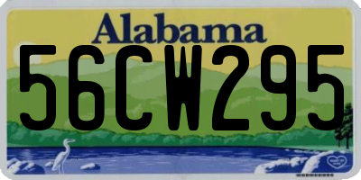 AL license plate 56CW295