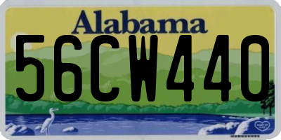 AL license plate 56CW440