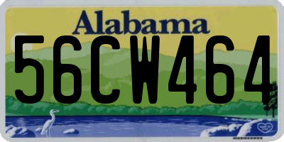 AL license plate 56CW464