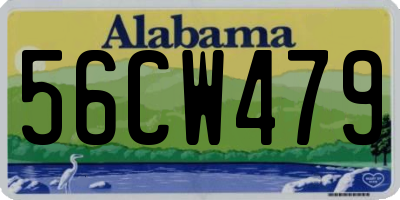 AL license plate 56CW479