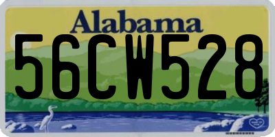 AL license plate 56CW528