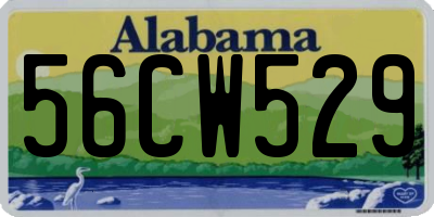 AL license plate 56CW529