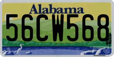 AL license plate 56CW568