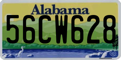 AL license plate 56CW628