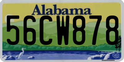 AL license plate 56CW878