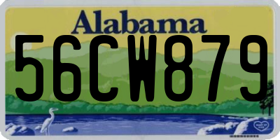 AL license plate 56CW879