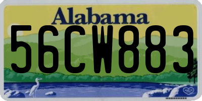 AL license plate 56CW883