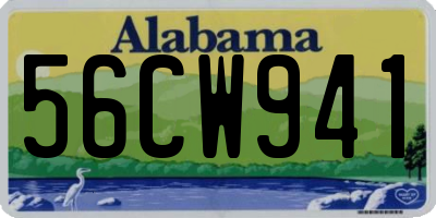 AL license plate 56CW941