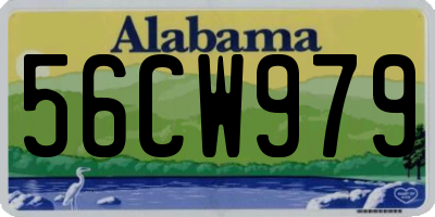AL license plate 56CW979