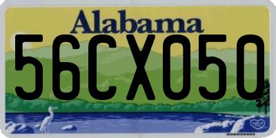 AL license plate 56CX050